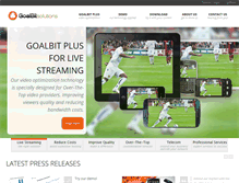 Tablet Screenshot of goalbit-solutions.com